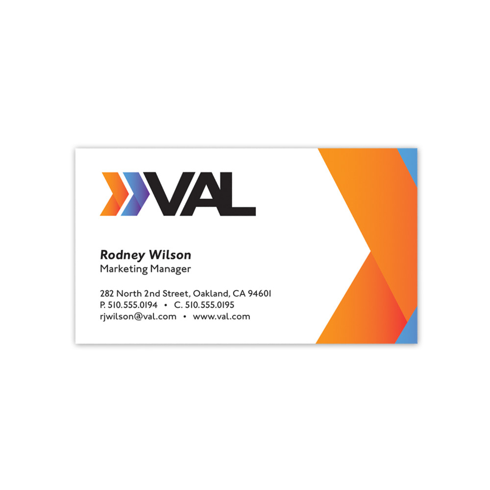 Full Color Flat Standard Business Cards || Business Cards || 1 Sided 