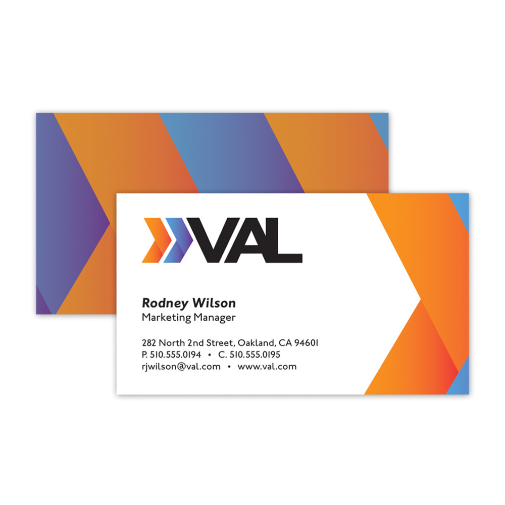 Full Color Flat Standard Business Cards || Business Cards || 2 Sided 