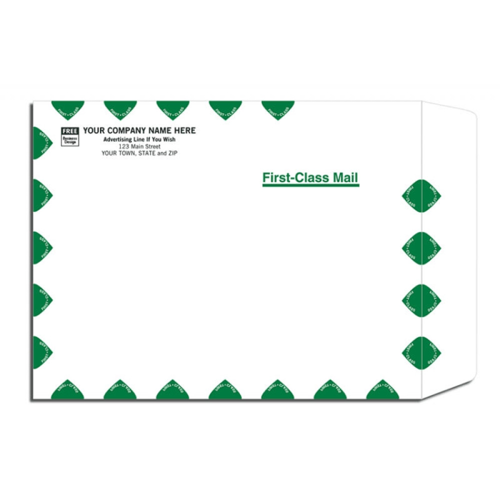 White First-Class Mailing Envelopes 