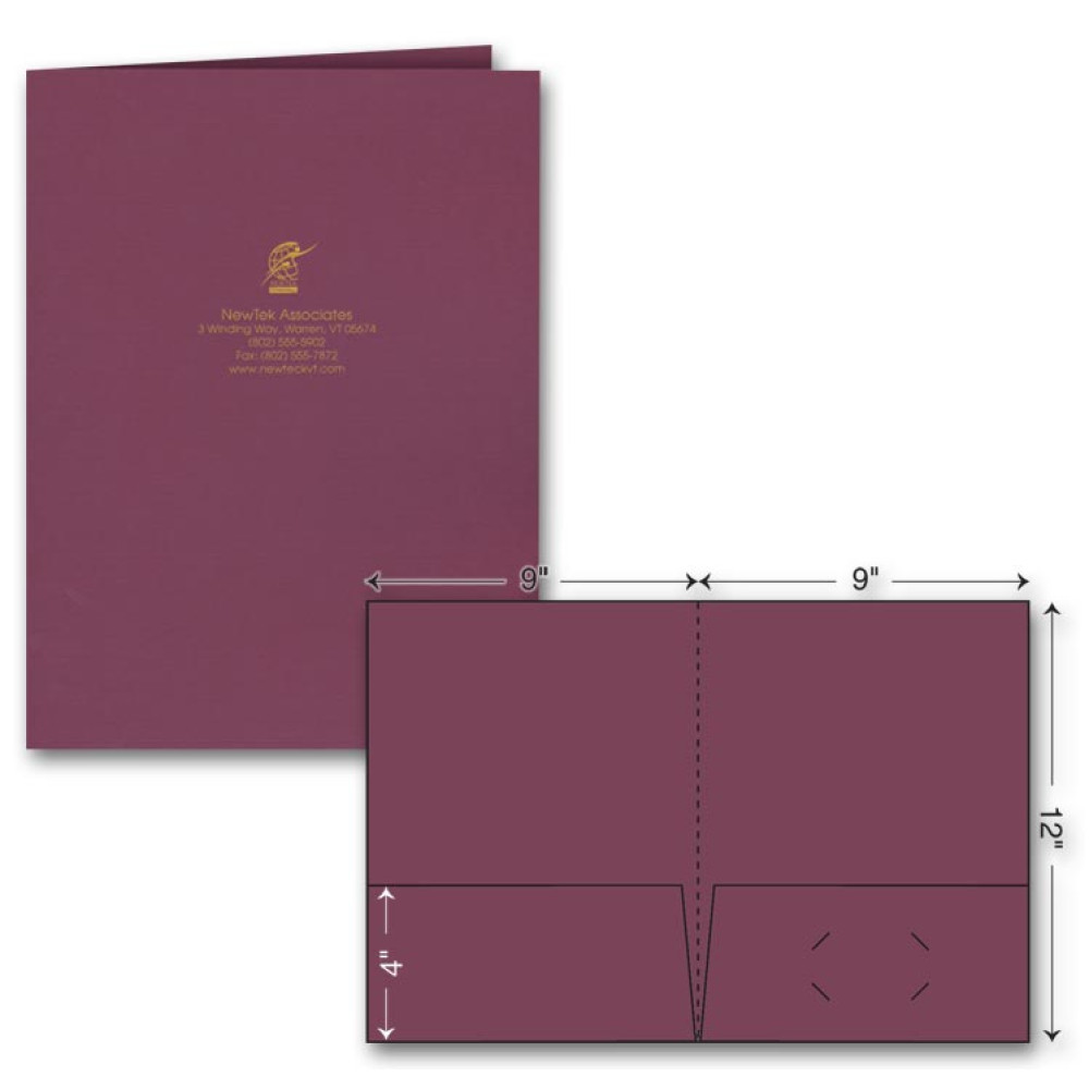 Standard Presentation Folder - Foil Imprint 