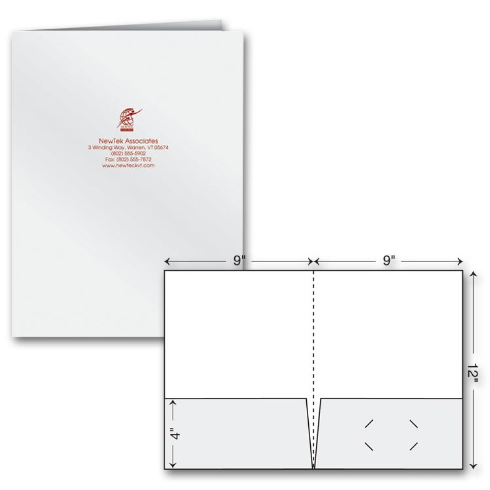 Standard Presentation Folder - Ink Imprint 