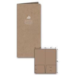 Mini Presentation Folder - Foil Imprint