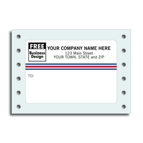 Small Continuous Mailing Labels 