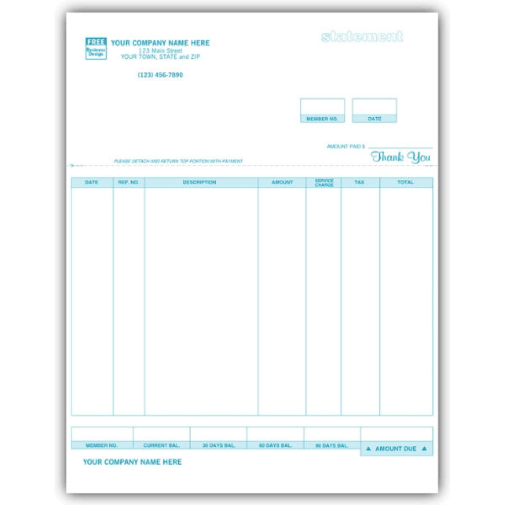  Laser Statement (12290) - Laser & Inkjet Forms  - Computer Forms  