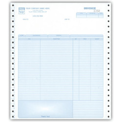 General Continuous Invoice, 3-Part