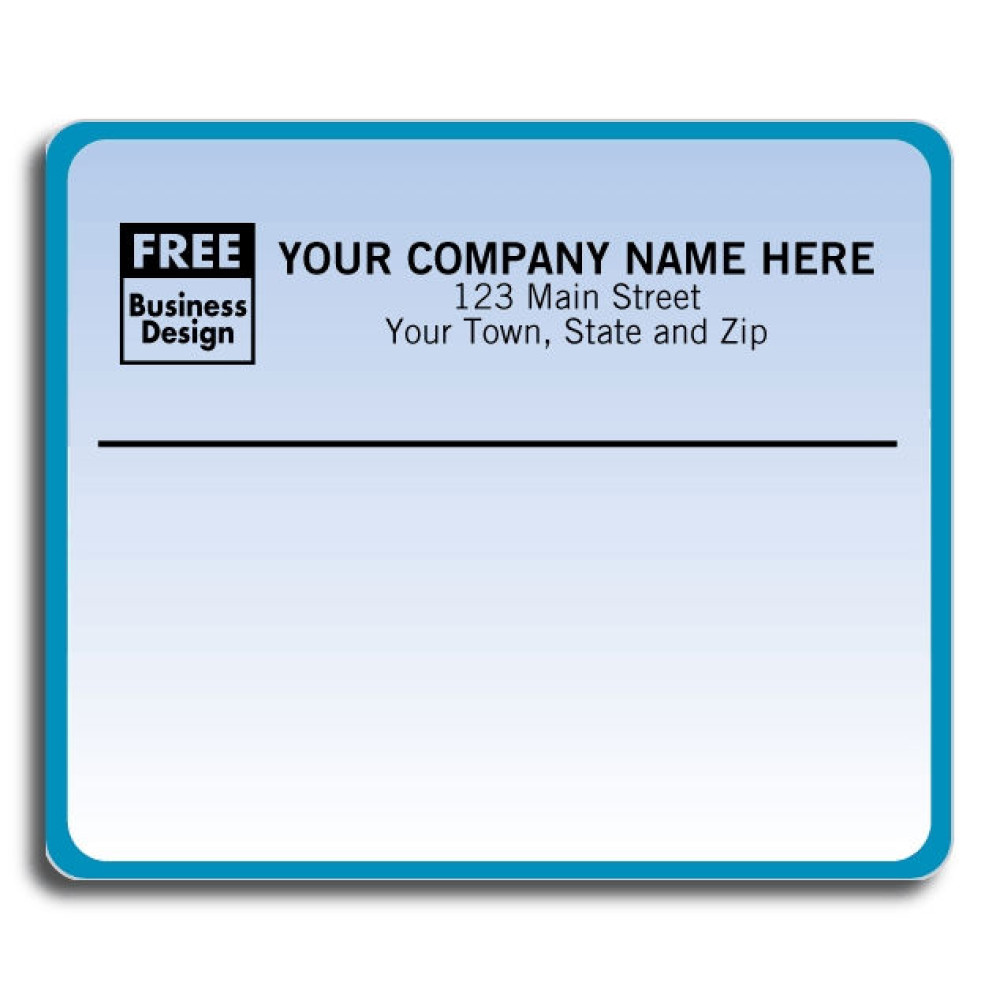 Bluish Laser Mailing Labels 