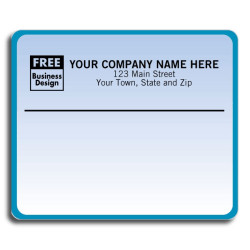 Bluish Laser Mailing Labels