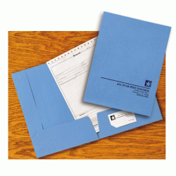 Light Blue Classic Presentation Folder