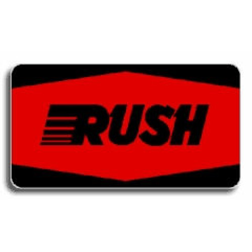 Red Rush Service Labels 