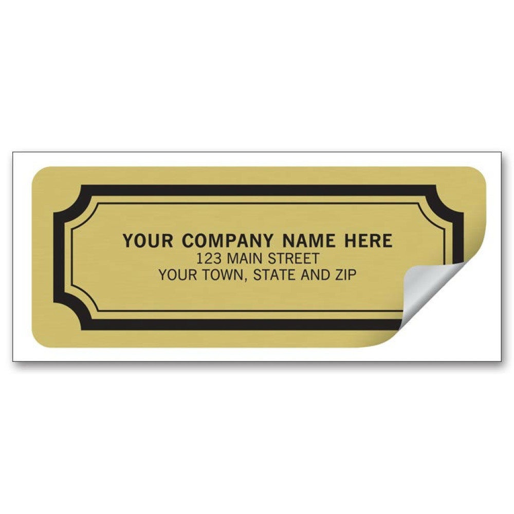 Gold Foil Labels 