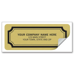 Gold Foil Labels