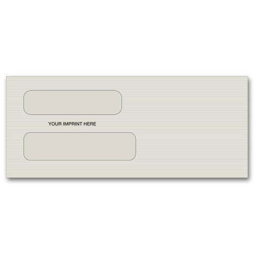 Gray Self Seal Window Envelopes 