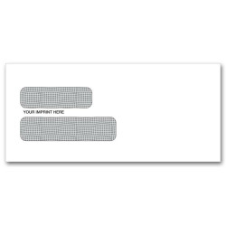 Double Window Envelopes with Peel and Seal Flaps