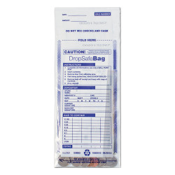 Drop Safe Style Deposit Bag Clear