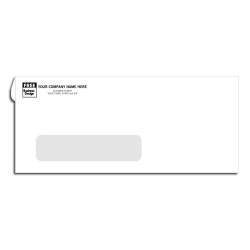 No. 10 Business Envelopes, Single Window, Confidential Security Tint