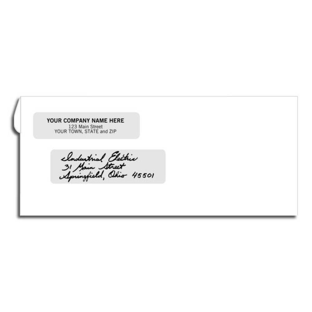 Double Window Envelopes for Companies  