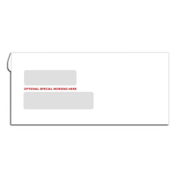 Double Window Envelopes - 9 X 4 1/8 Confidential Envelope