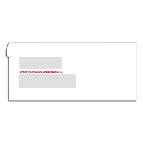 Double Window Envelopes - 9 X 4 1/8 Confidential Envelope 