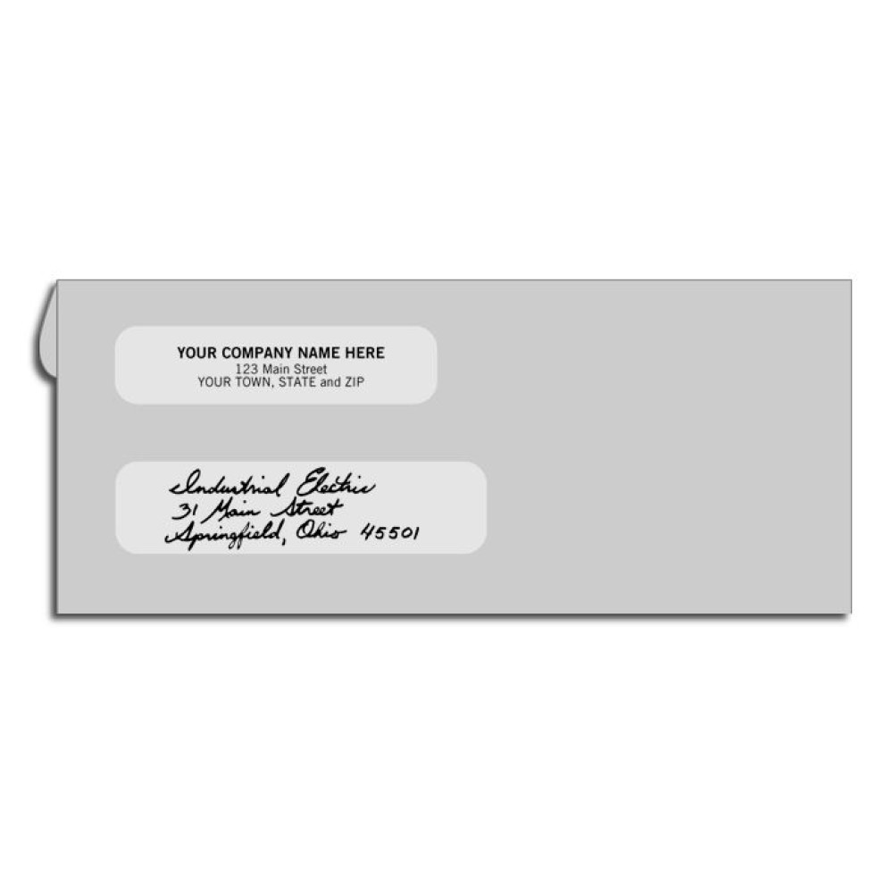 Gray Kraft Envelopes for Checks 