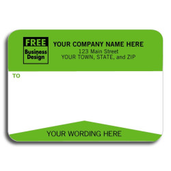 Green Mailing Labels - Padded