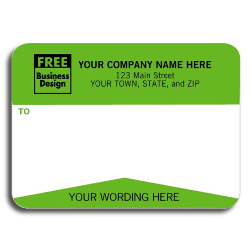 Green Mailing Labels - Padded 