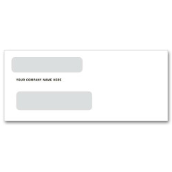 Two Window Envelopes for Checks