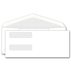 Confidential Double Window Envelopes