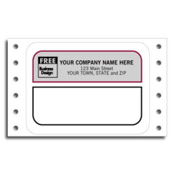 Continuous Smudge Mailing Labels