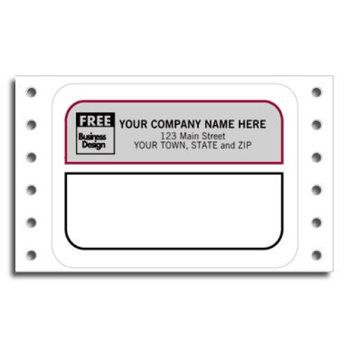 Continuous Smudge Mailing Labels 