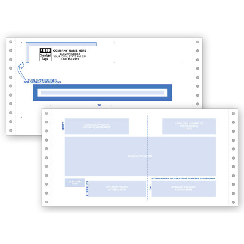 Self Mailers Continuous Two Way 