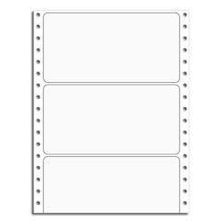 Continuous Blank White Labels