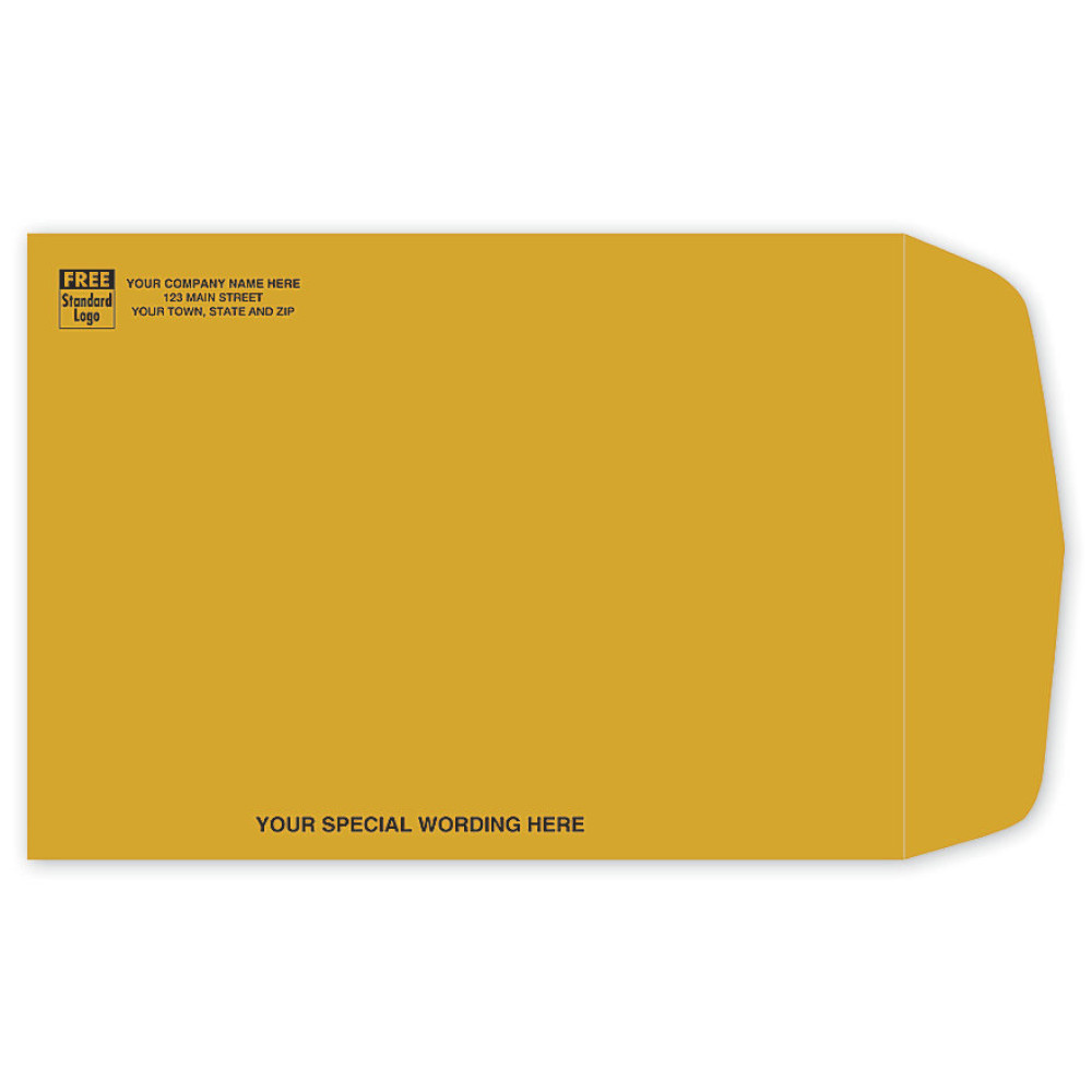 KRAFT BOOKLET ENVELOPE 