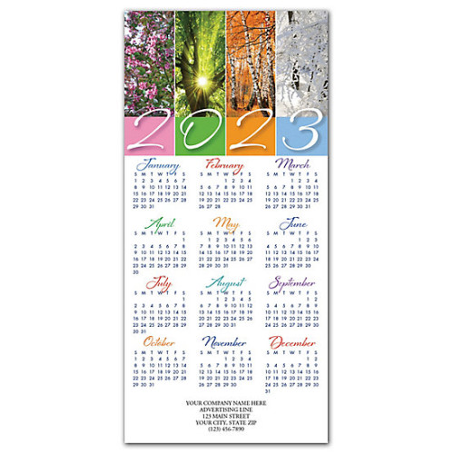 Yearlong Wishes Calendar Cards 