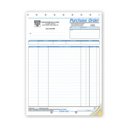 Purchase Order Business Forms