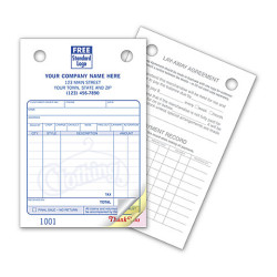 Register Forms Designed for Clothing Layaways