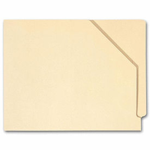 End Tab Diagonal Cut File Pocket, Manila 11 pt, No expansion (Item # 1343) - Business Checks Supplies  - Business Checks  