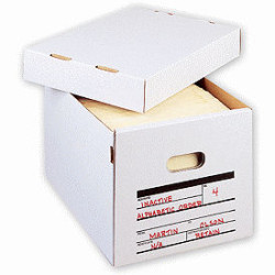 Corrugated Storage Boxes, 6 per case