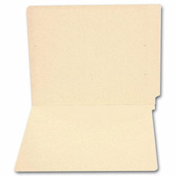 End Tab Full Cut Manila Folder, 14 pt, No Fastener