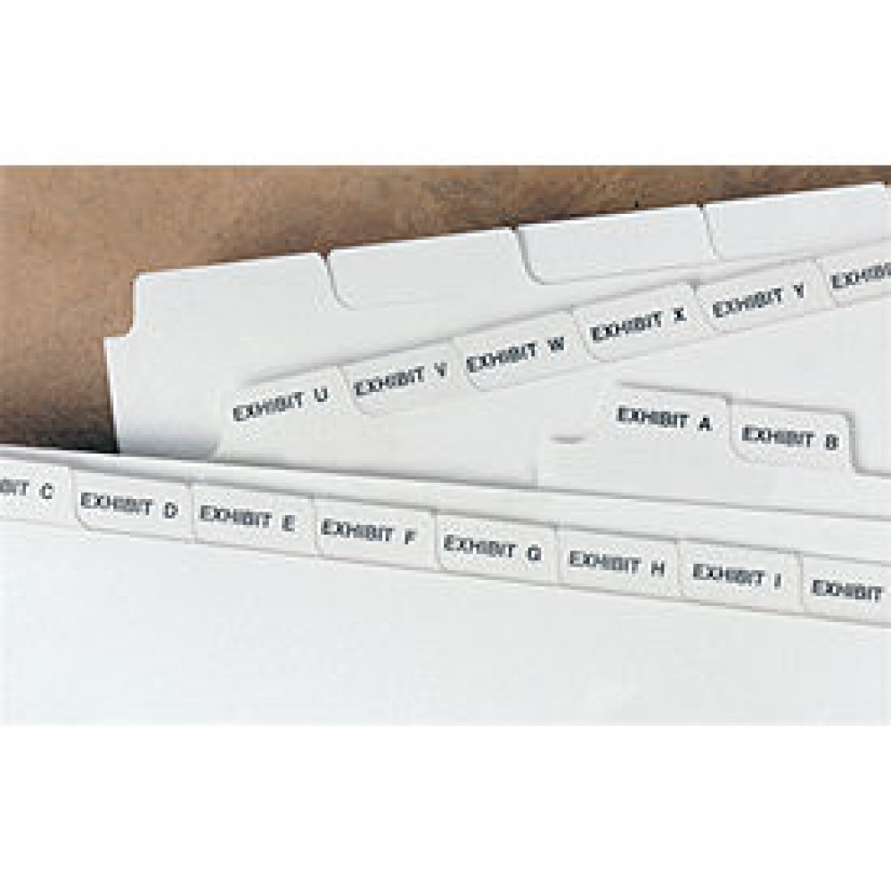 Bottom Tab Exhibit Divider (Item #D6303) - Business Checks Supplies  - Business Checks  