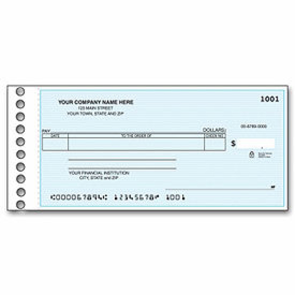 Personal Center Check - One-Write Checks  - Business Checks  