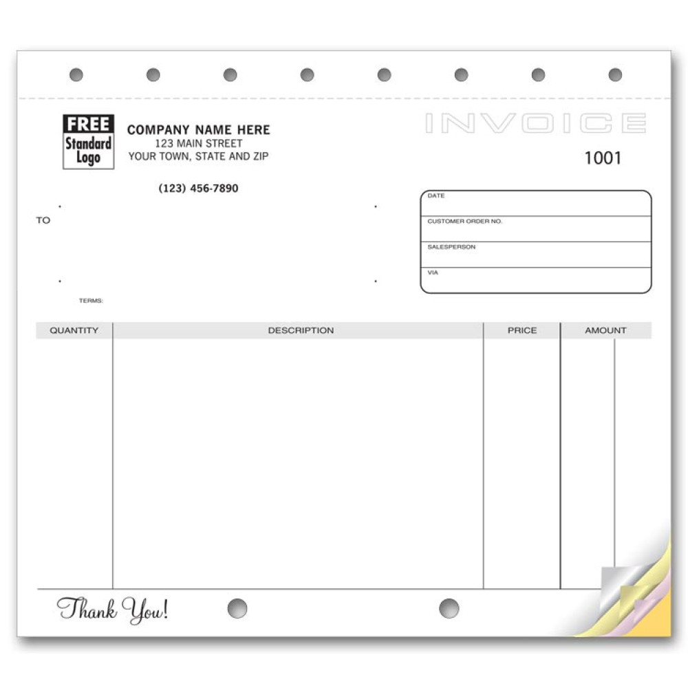 Ulined Compact Carbonless Forms 