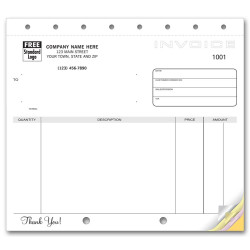 Ulined Compact Carbonless Forms