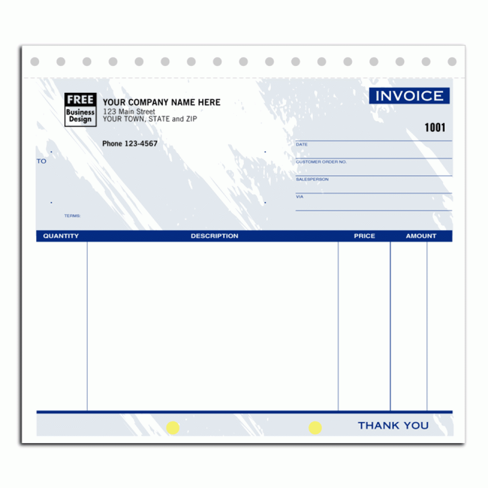 Compact Designed Invoice Forms 