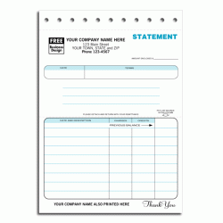 Compact Carbon Copy Statement Forms