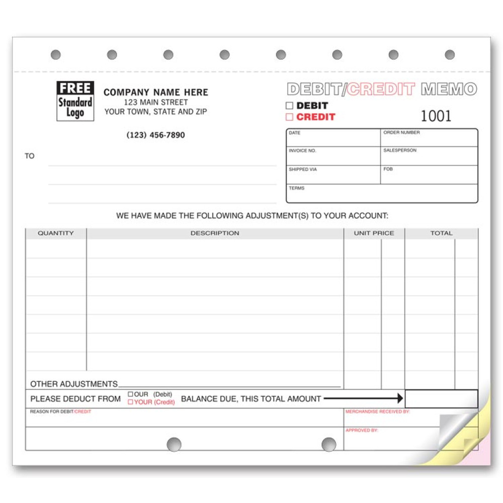 Debit & Credit Memos 