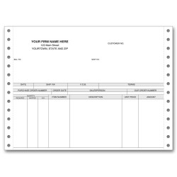 Continuous Invoices, Short Format