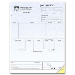 Laser Job Invoice - Parchment