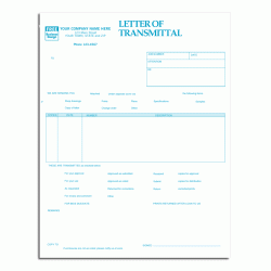 Laser Letter of Transmittal