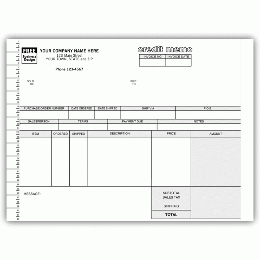 Continuous Multipurpose Form 