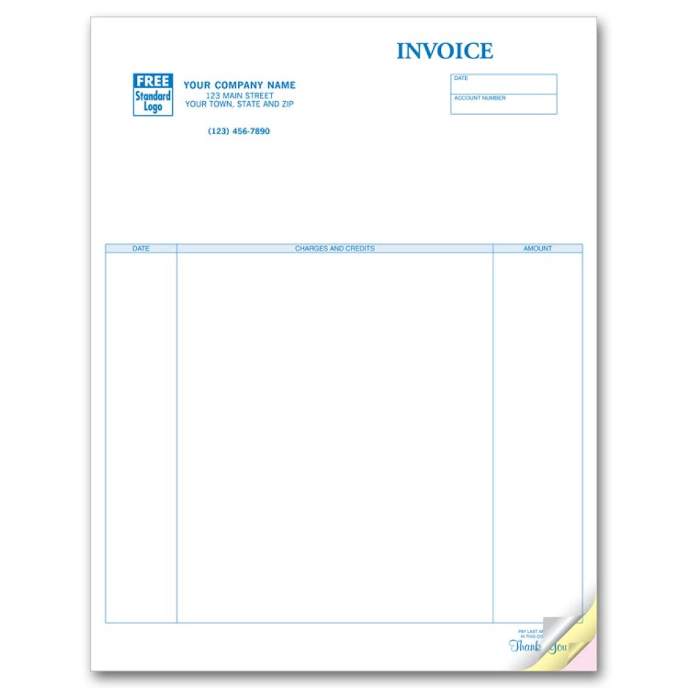 General Laser Invoice 